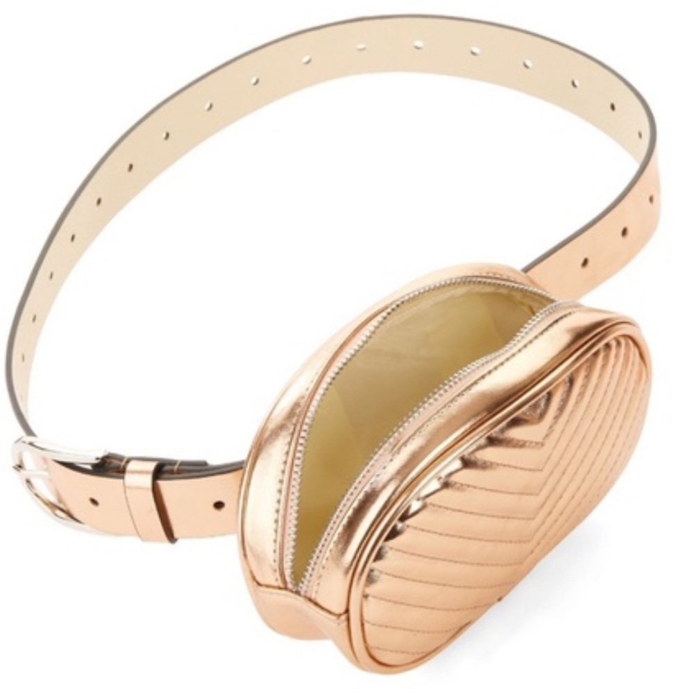 (Free w/2 items) Primark Rose Gold Fanny Pack Bag Used